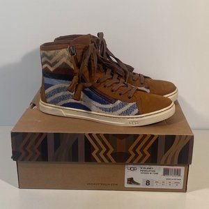 Ugg Blaney x Pendleton Wool Accent Ankle Boots Women Size 8